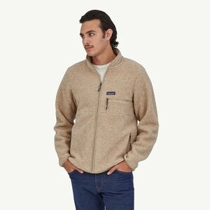 Patagonia Tan Men's Reclaimed Fleece Jacket Style #22920 Excellent Condition XL